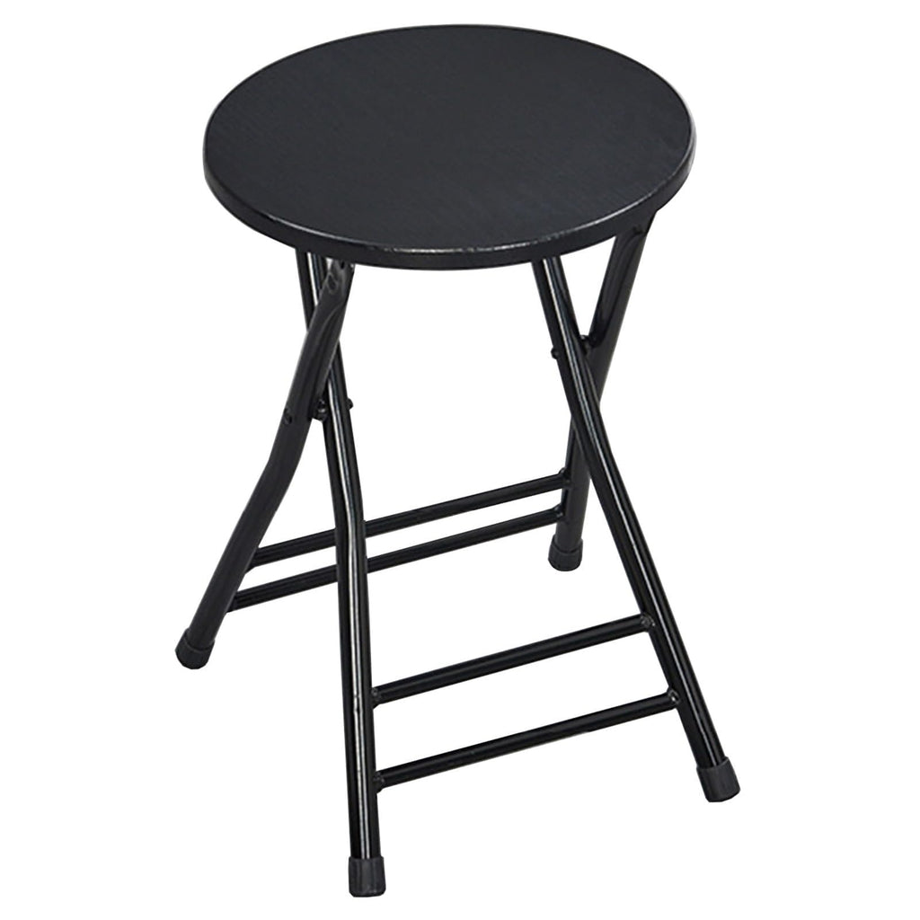 18 Inch Backless Folding Bar Stool with Footrest W415