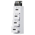 4 Drawer White Metal File Cabinet with Lock N40535