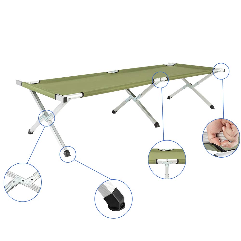Folding Camping Cot with Carry Bag F22923