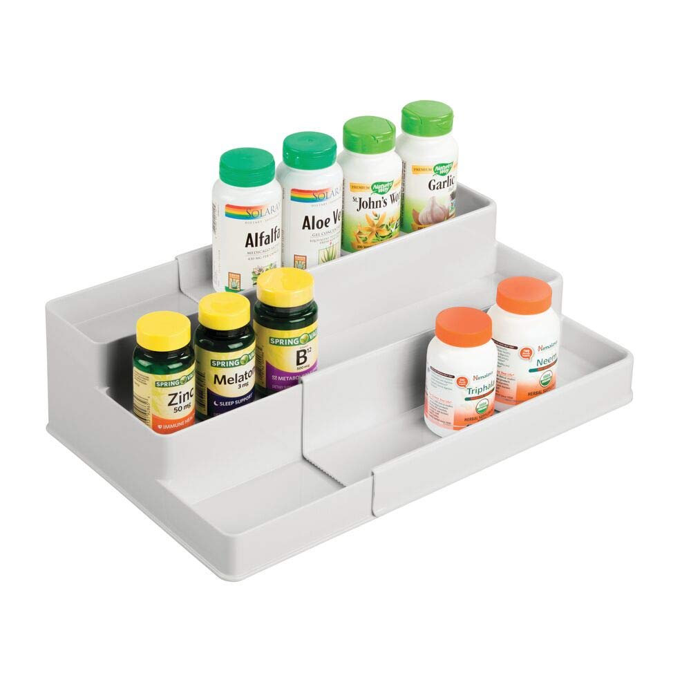 Plastic Expandable 3-Tier Shelf Rack Organizer T9436