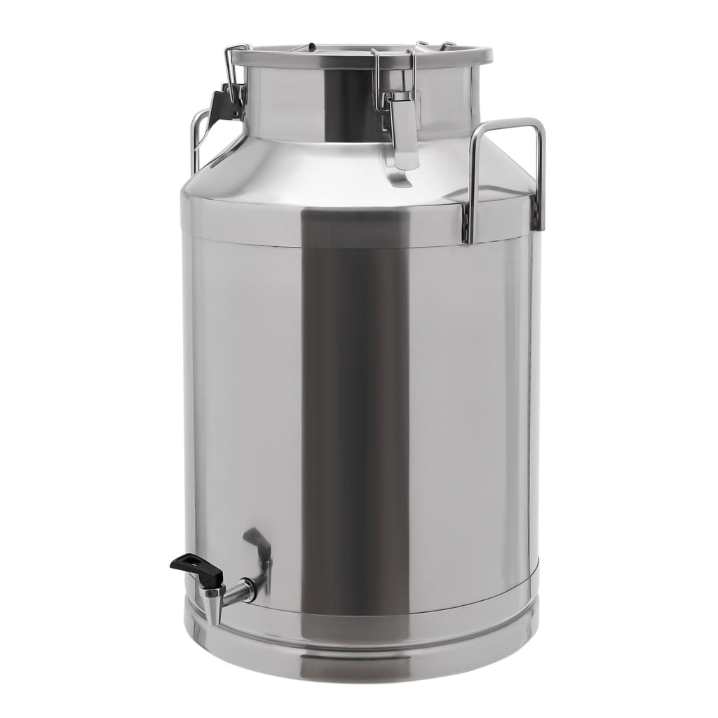 60L Stainless Steel Milk Can with Faucet and Sealed Lid J50626