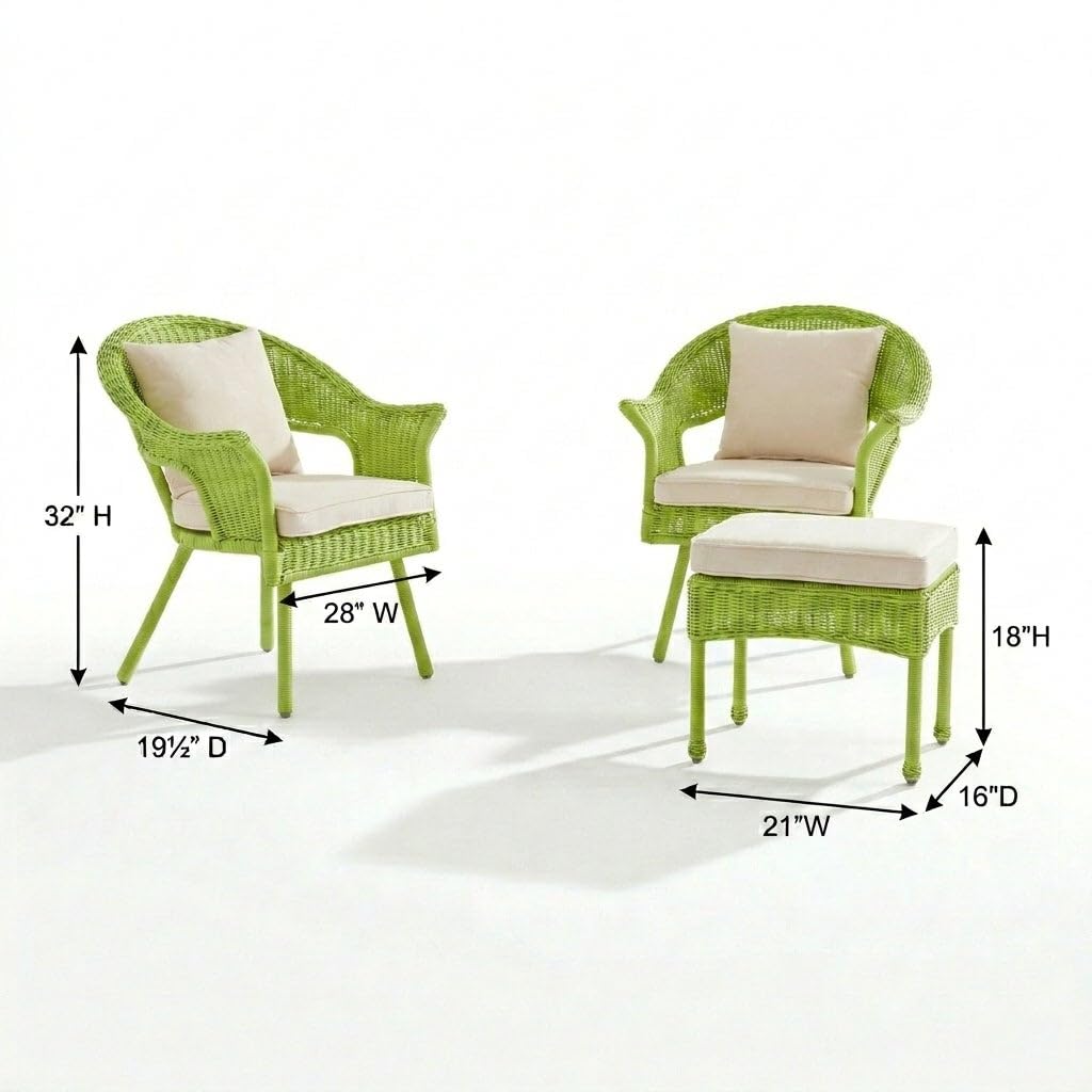 Hand-Woven Resin Wicker Stacking Chair A8432