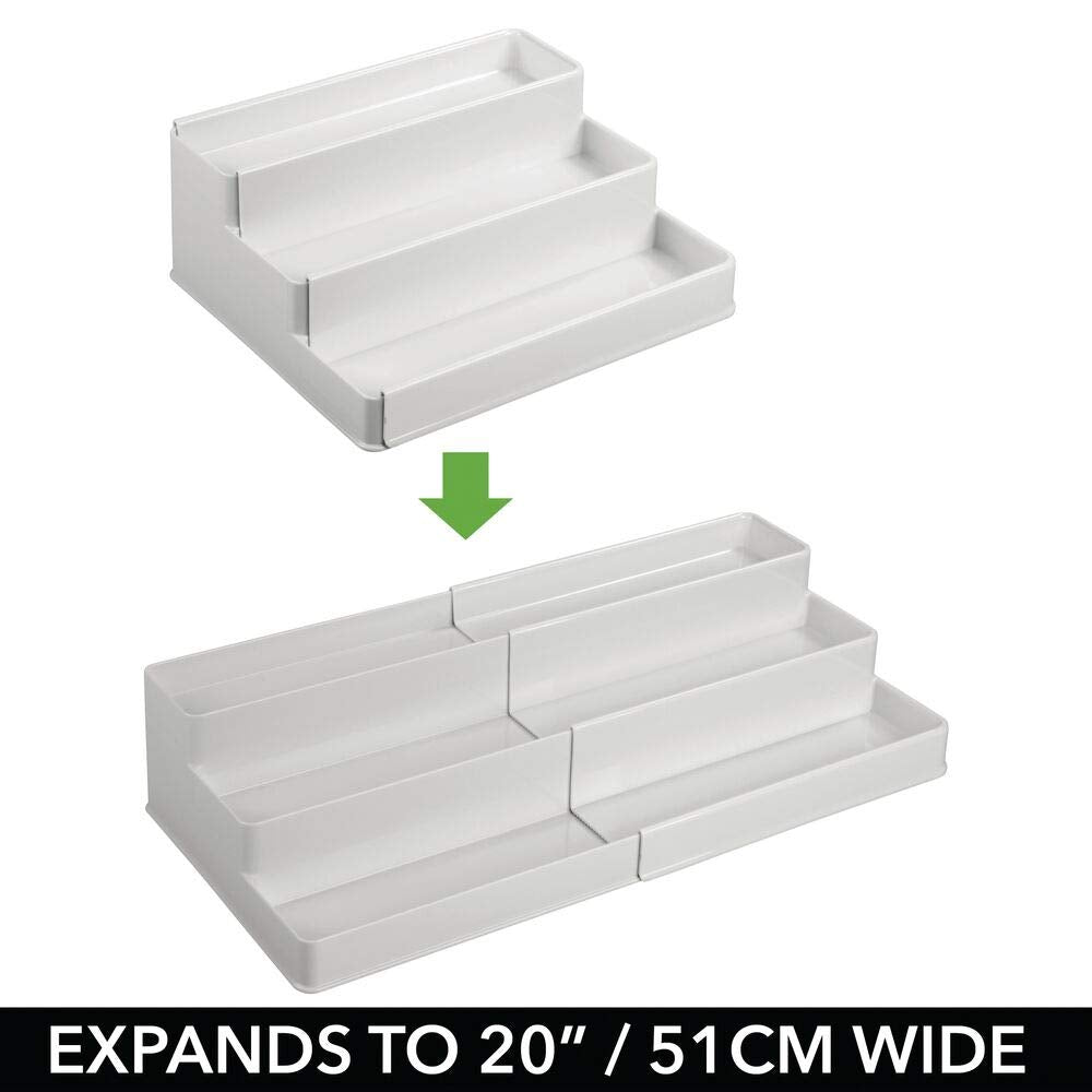 Plastic Expandable 3-Tier Shelf Rack Organizer T9436