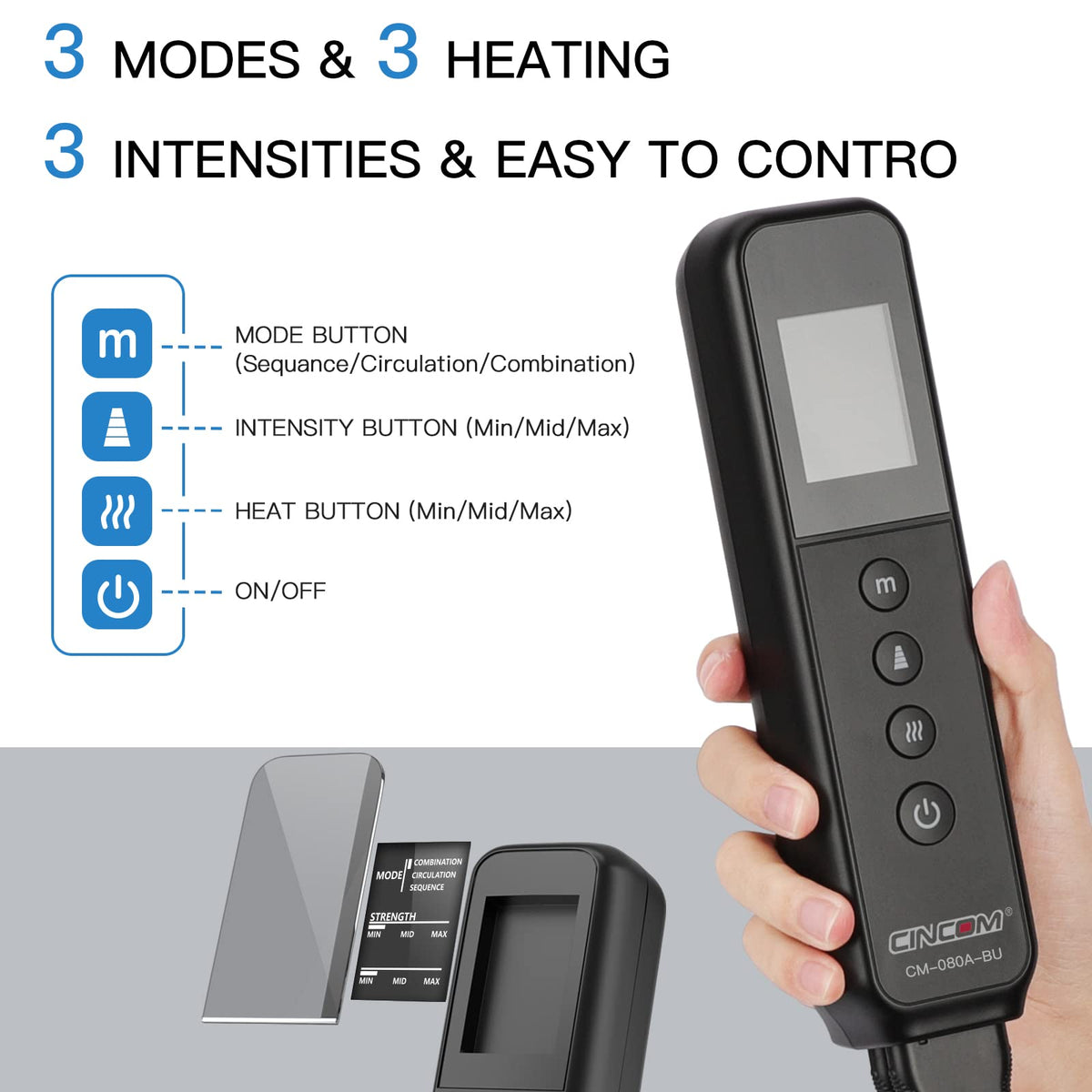 Leg Massager with Heat and Compression W5027