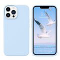 Compatible with iPhone 13 Pro Max Liquid Silicone Phone Case Light Blue M878140