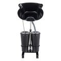 Portable Shampoo Bowl with Electric Pump, Height Adjustable Hair Washing Station Z27677