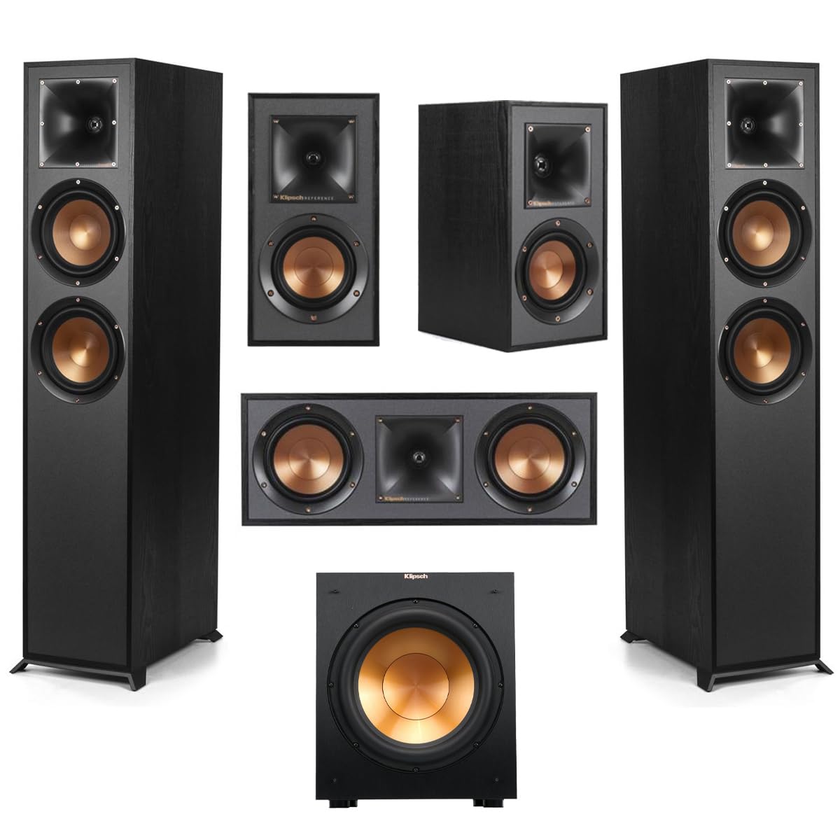 Black 5.1 Home Theater Pack J635