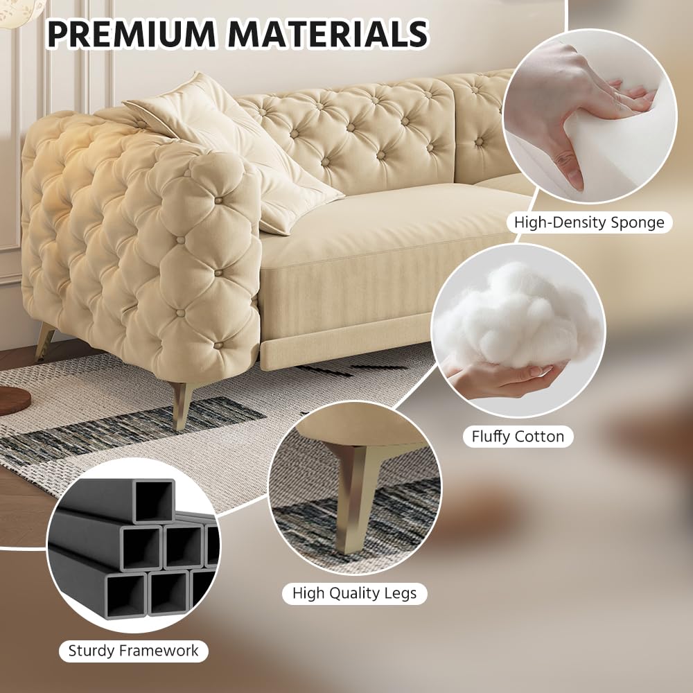 King Size Velvet Sleeper Sofa Bed D400104