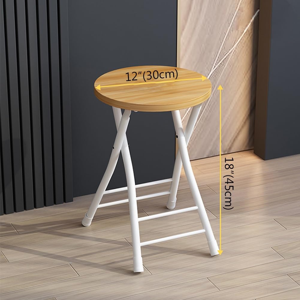 18 Inch Backless Folding Bar Stool with Footrest W415