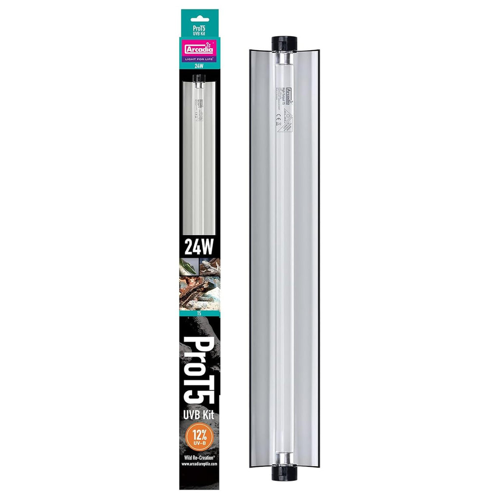 22.5" 24 Watts 12% UVB Desert Reptile Light Fixture Kit V524260