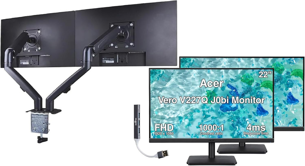 22" FHD IPS Monitor 2-Pack K23810