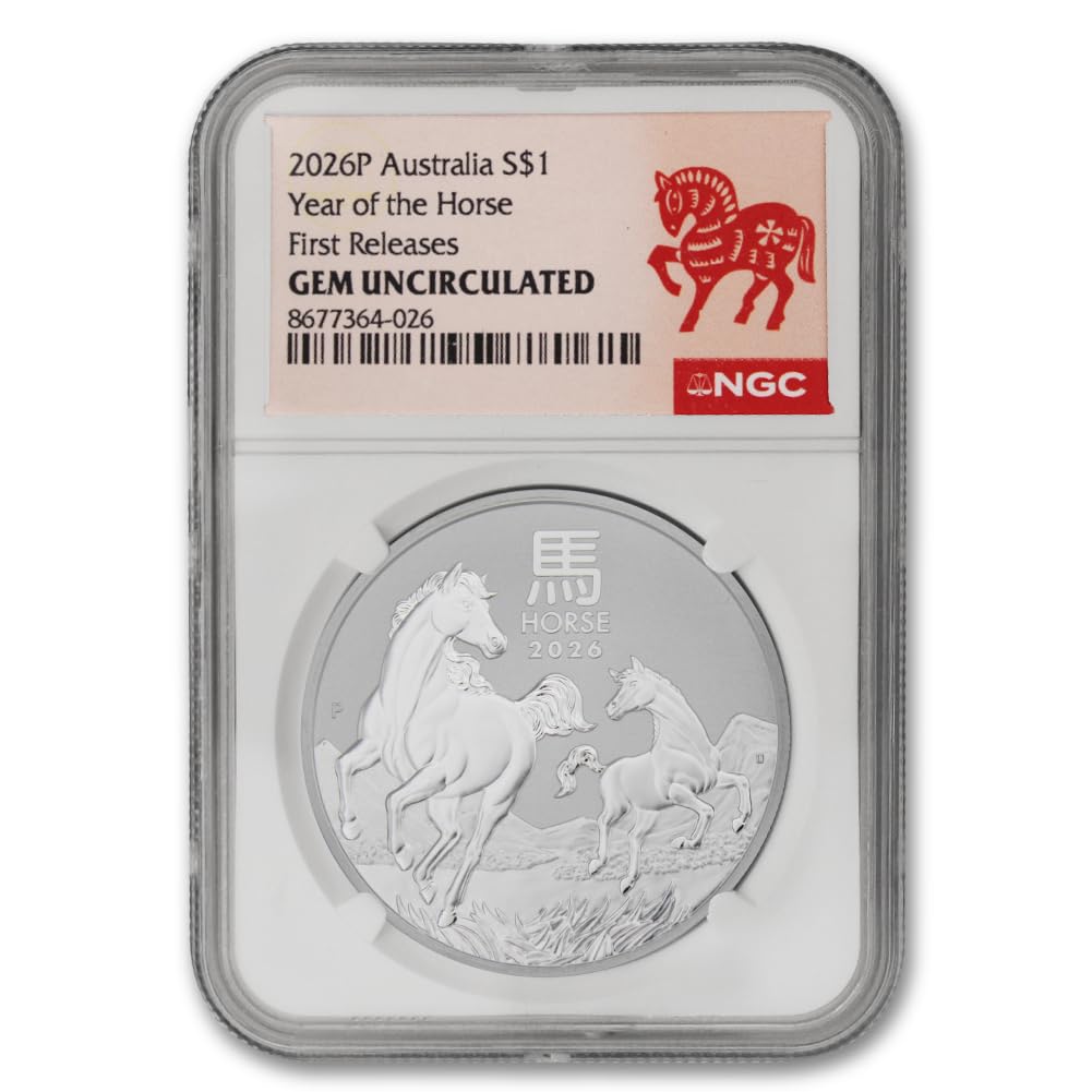 1 oz Australian Silver Lunar Year of the Horse Coin H526
