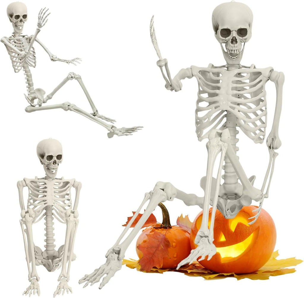 5.4 ft Full Body Plastic Skeleton Prop O448