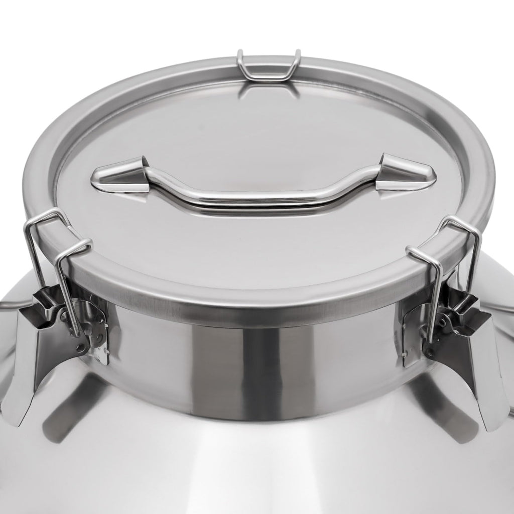 60L Stainless Steel Milk Can with Faucet and Sealed Lid J50626