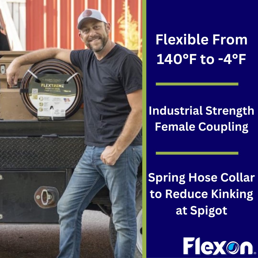 5/8" x 100ft Rubber Garden Hose Z9257