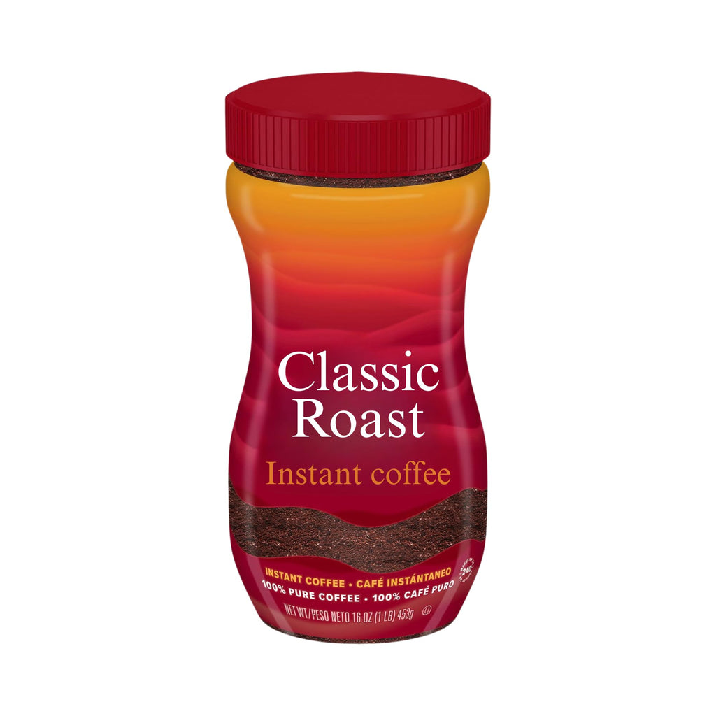 Instant Coffee Crystals Classic Roast 16 oz N873