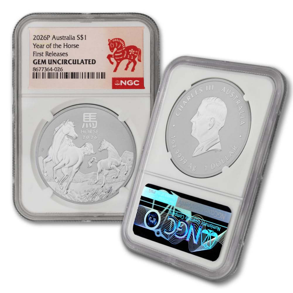 1 oz Australian Silver Lunar Year of the Horse Coin H526