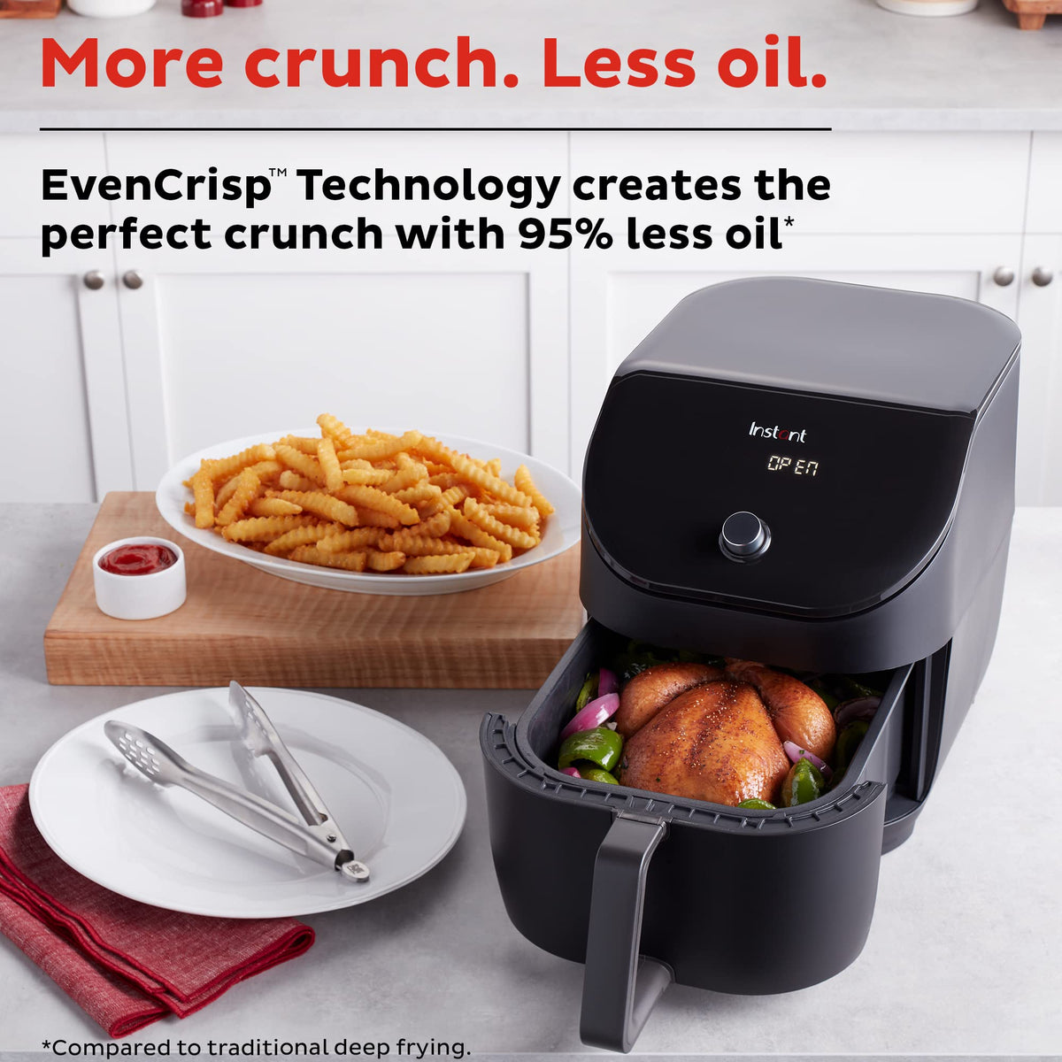 6QT Nonstick Dishwasher-Safe Air Fryer X180389