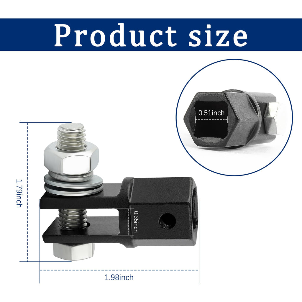 Scissor Jack Adapter for 1/2" Impact Drills O18399