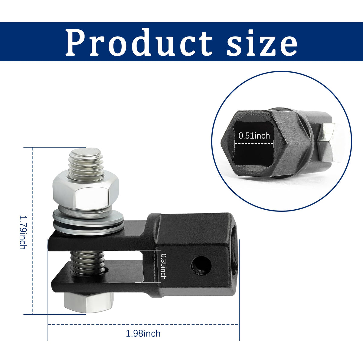 Scissor Jack Adapter for 1/2" Impact Drills O18399