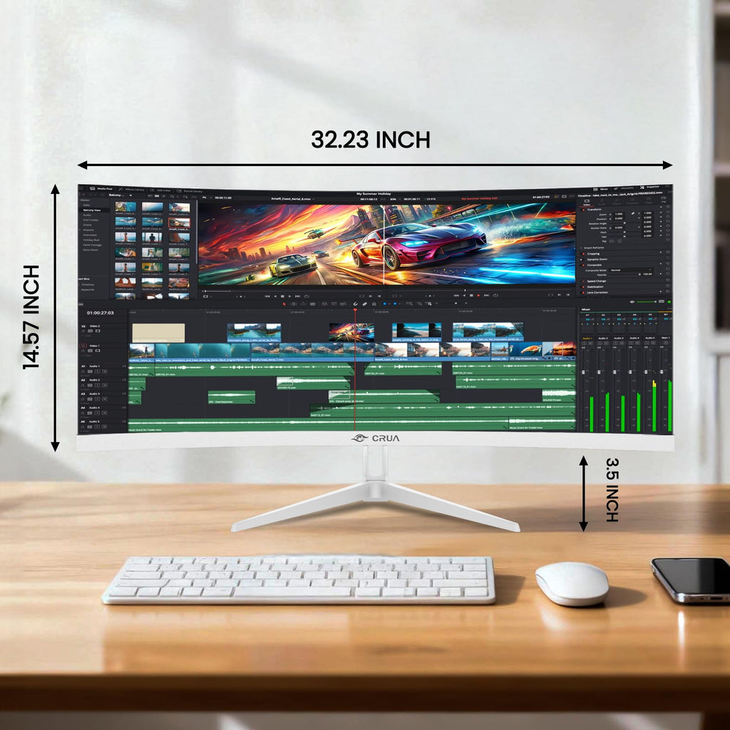 34 Inch 21:9 UWQHD 100Hz IPS Ultrawide Curved Monitor K52417