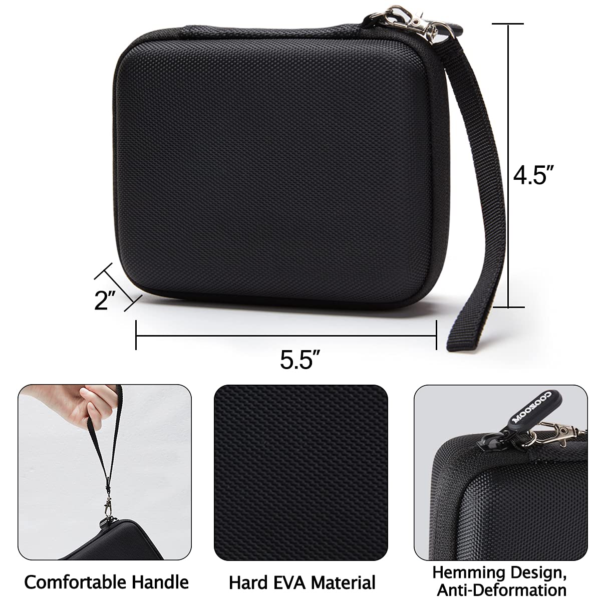 Guitar Pick Holder Case Black G2840