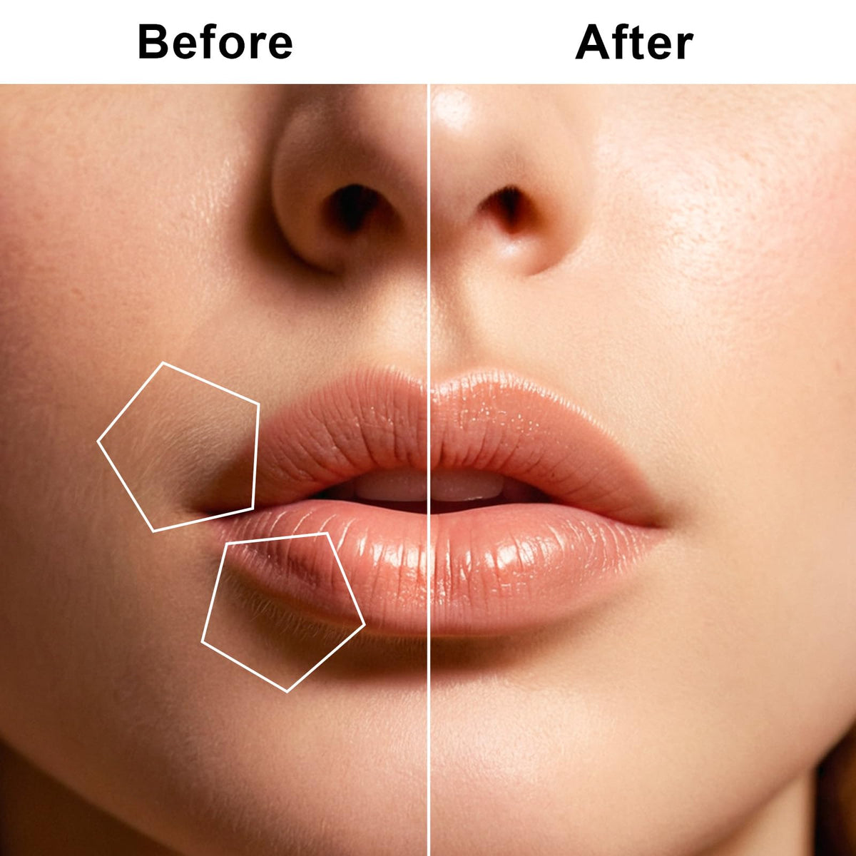 Facial Hair Removal USB Rechargeable 3 Replacement Heads W335