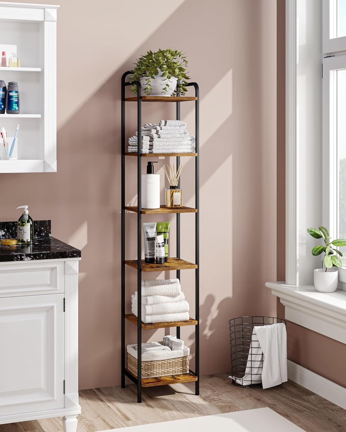 Narrow Industrial Bookcase I938920