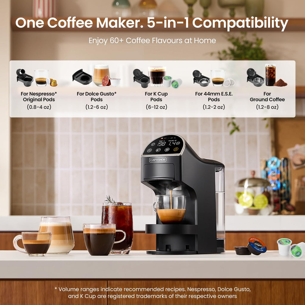 5-in-1 Coffee Maker & Machine T242111