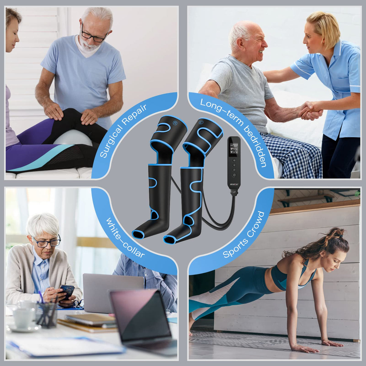 Leg Massager with Heat and Compression W5027