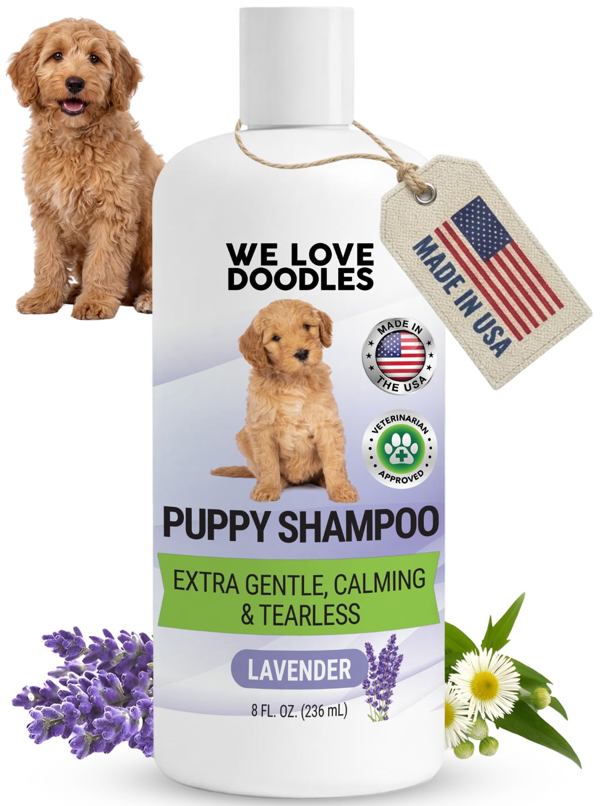 Tearless Hypoallergenic Puppy Shampoo & Conditioner 8 oz J213