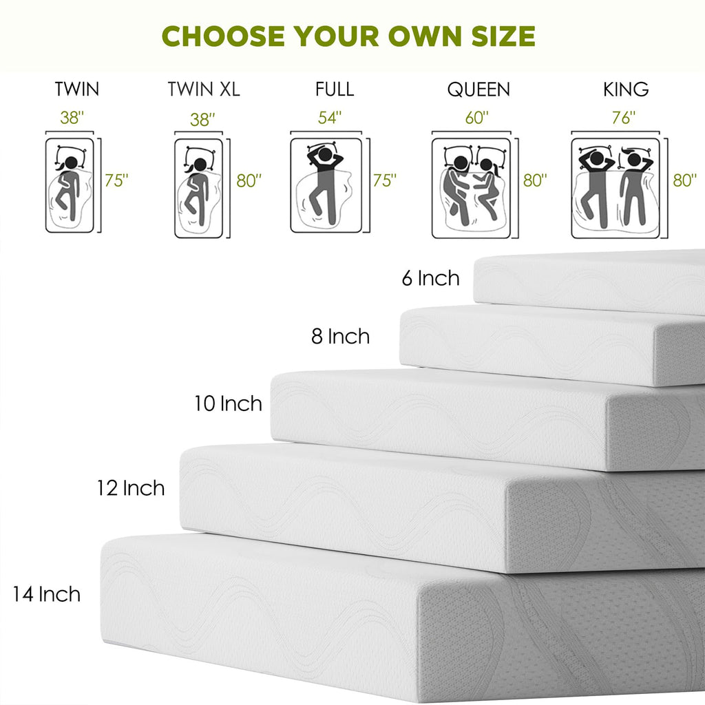 6 Inch Twin Memory Foam Mattress B603419