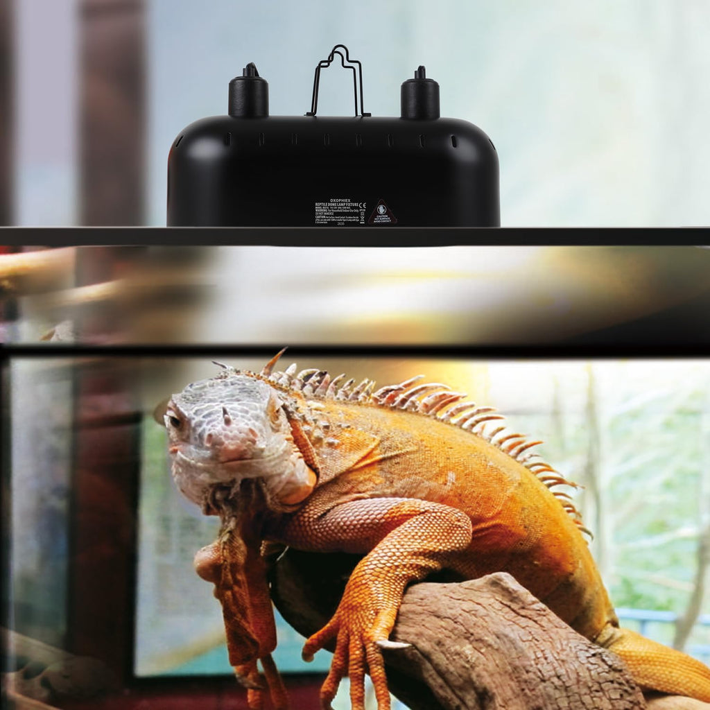 15inch Dual Reptile Light Fixture with Bulb Kit P96742