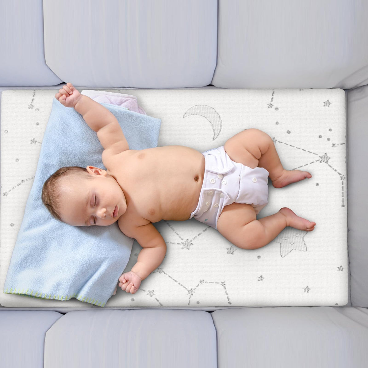 38x26 Waterproof Pack and Play Mattress Pad 2 Pack V3544
