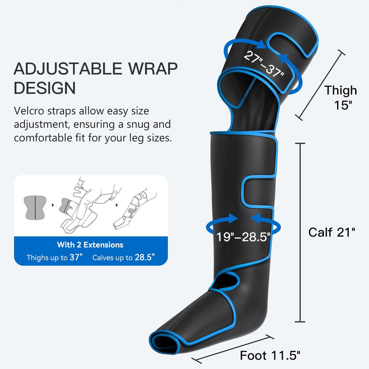 Leg Massager with Heat and Compression W5027
