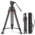 Carbon Fiber Video Camera Tripod with Fluid Head G633254