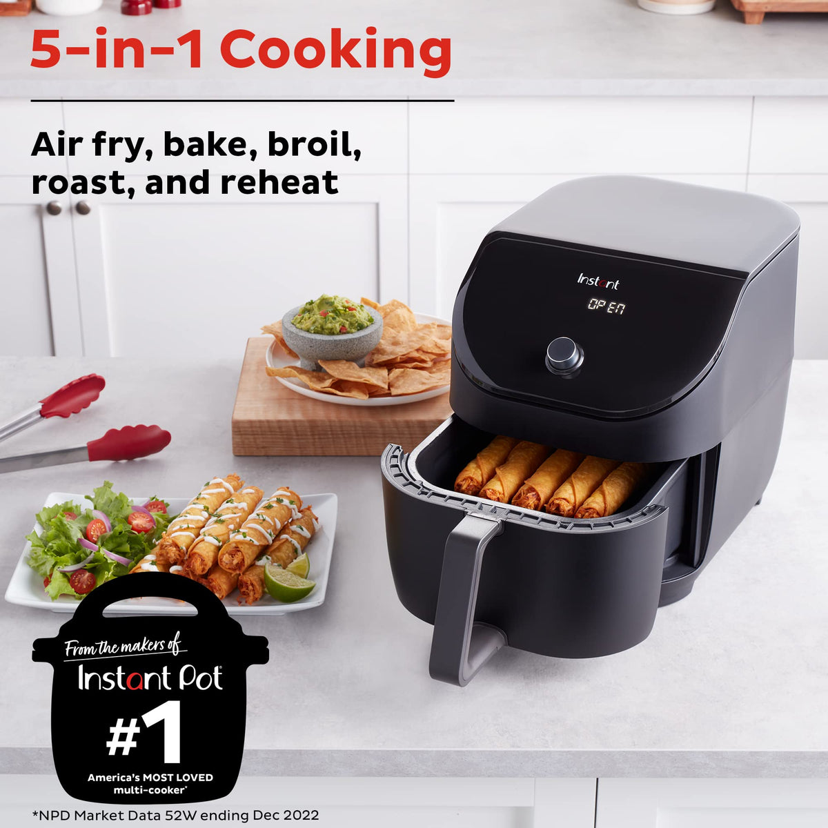 6QT Nonstick Dishwasher-Safe Air Fryer X180389