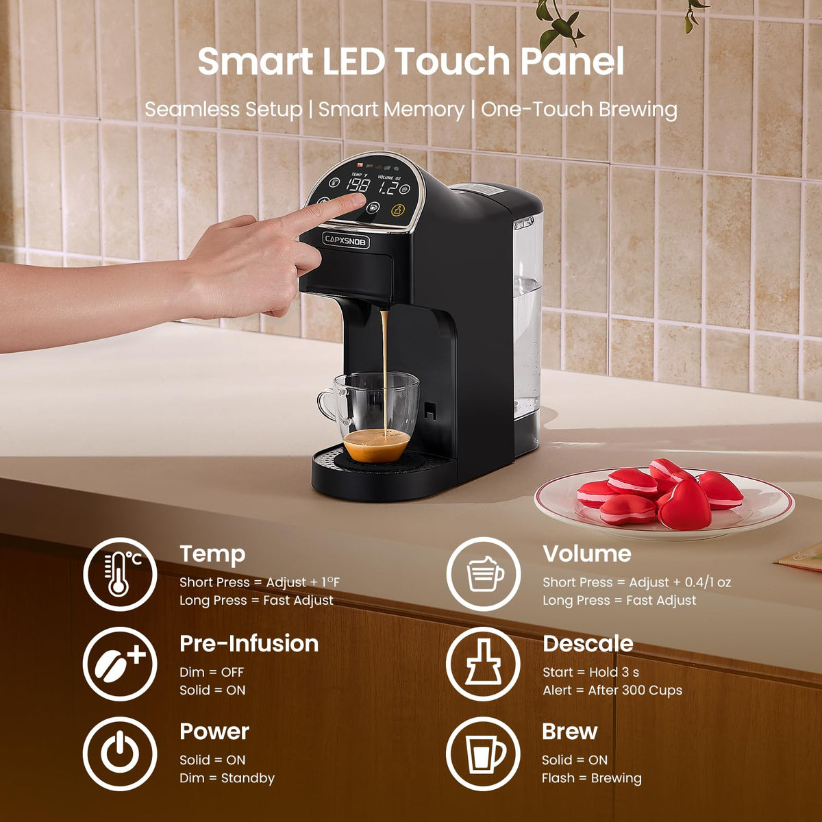 5-in-1 Coffee Maker & Machine T242111