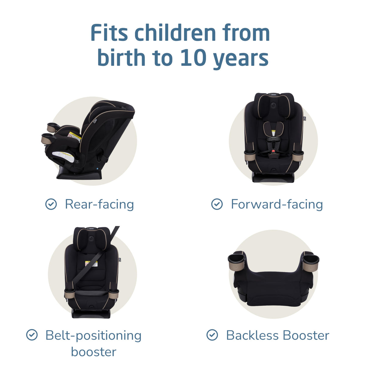 4-in-1 Convertible Car Seat H2967