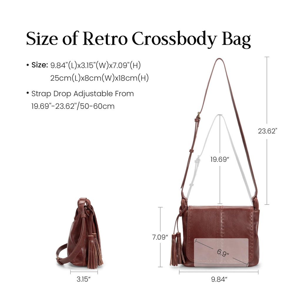 Vintage Leather Crossbody Bag with Multi-Pockets RFID O252280