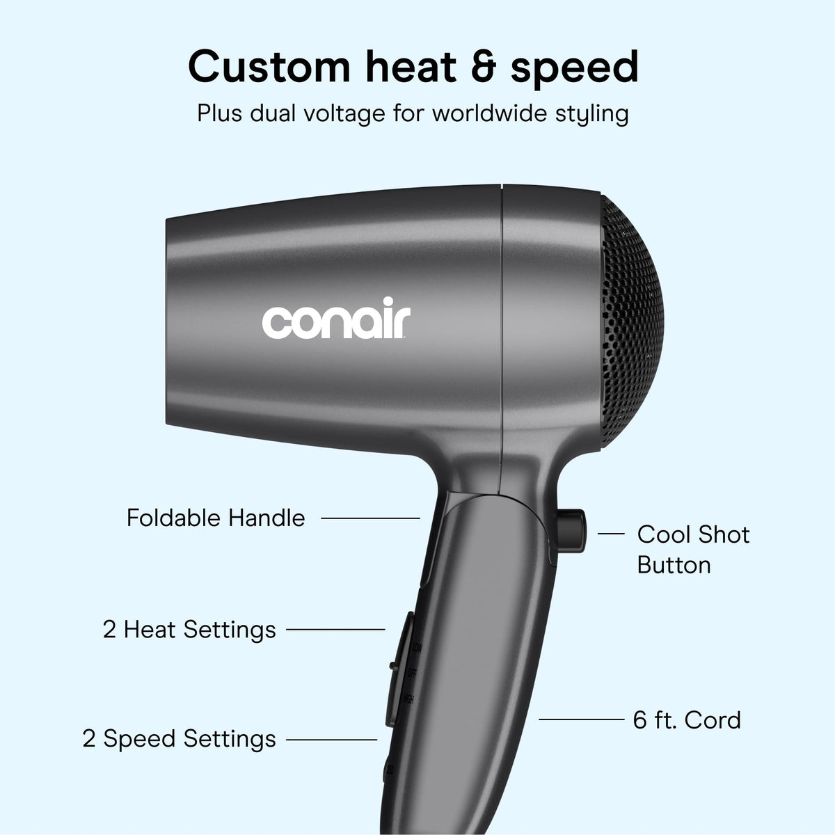 1875 Watt Travel Hair Dryer F883991
