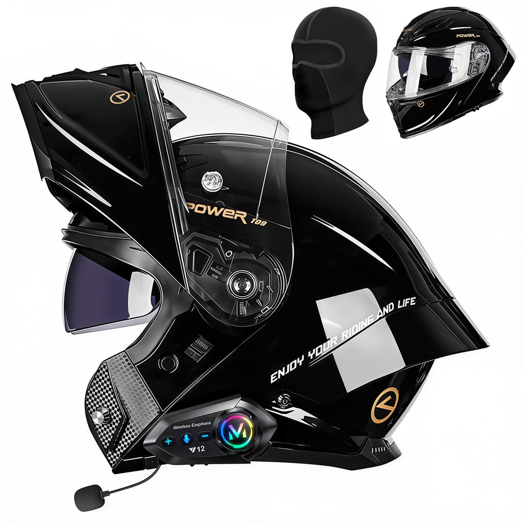 Motorcycle Helmet Bluetooth DOT Approved O728920