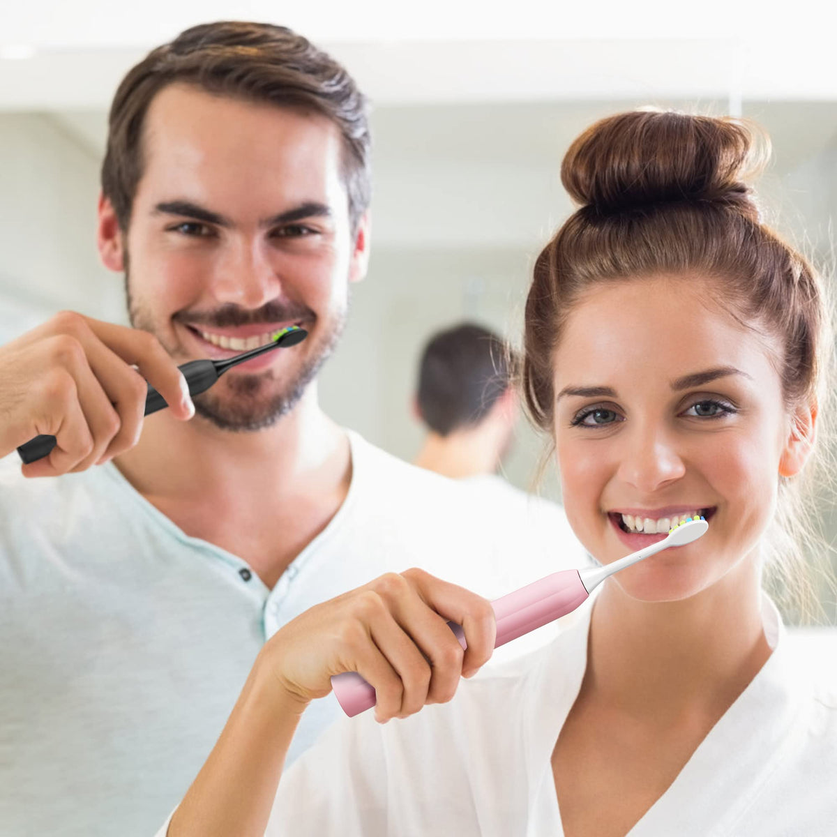 Sonic Electric Toothbrush with 12 Brush Heads 2 Pack P931