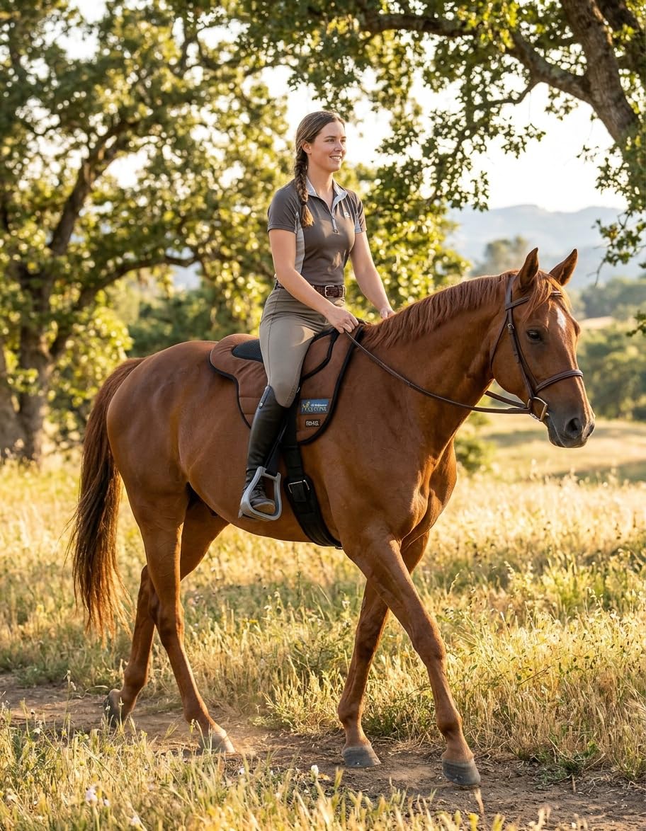 Lightweight Neoprene Padded Bareback Saddle Pad Z771