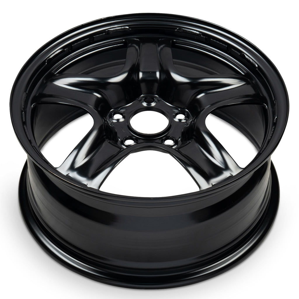 17 Inch Painted Black Car Wheel T5137