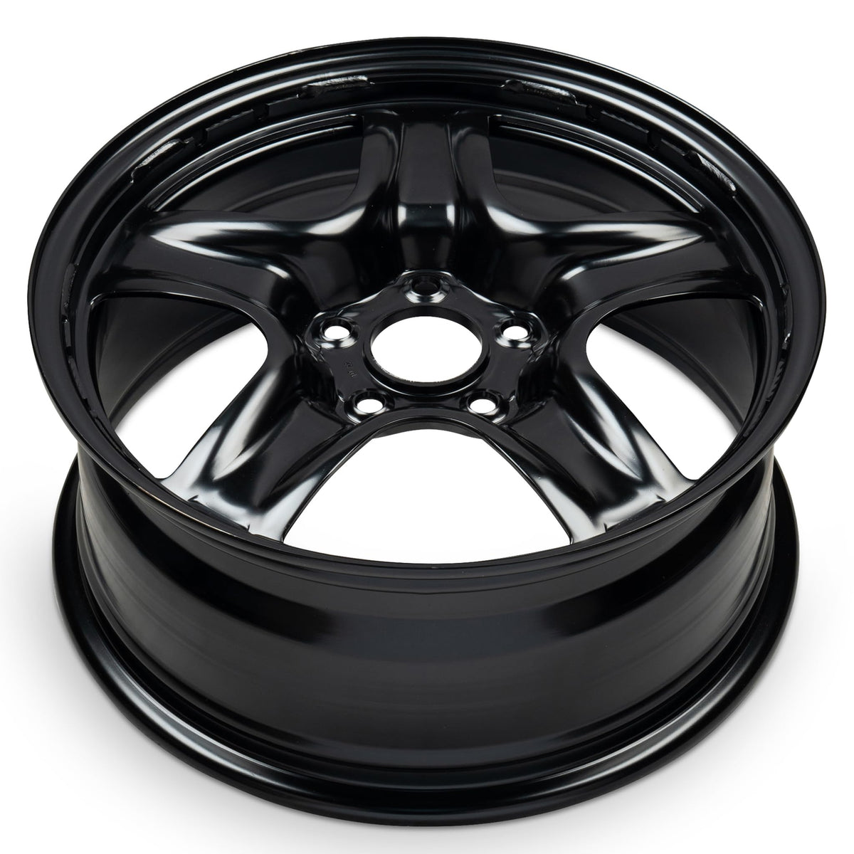 17 Inch Painted Black Car Wheel T5137