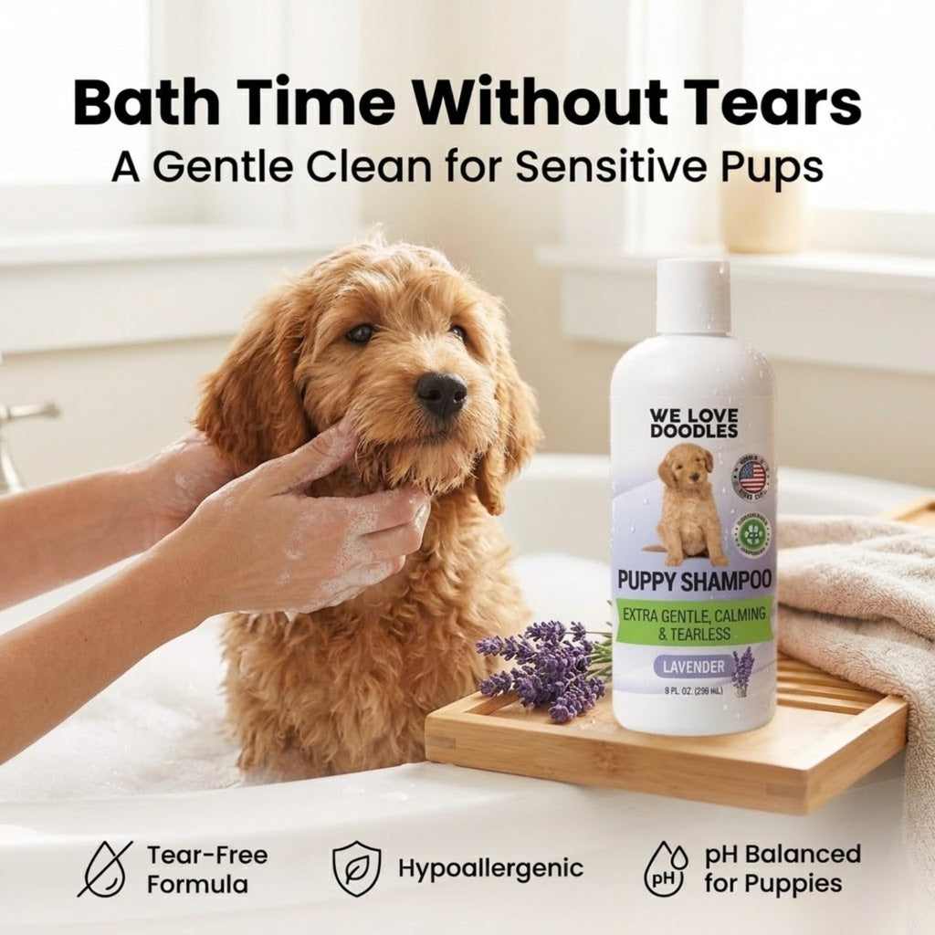 Tearless Hypoallergenic Puppy Shampoo & Conditioner 8 oz J213