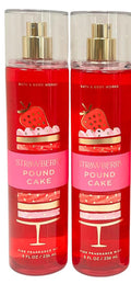Strawberry Pound Cake Fine Fragrance Body Mist 8 oz Pack of 2 C232