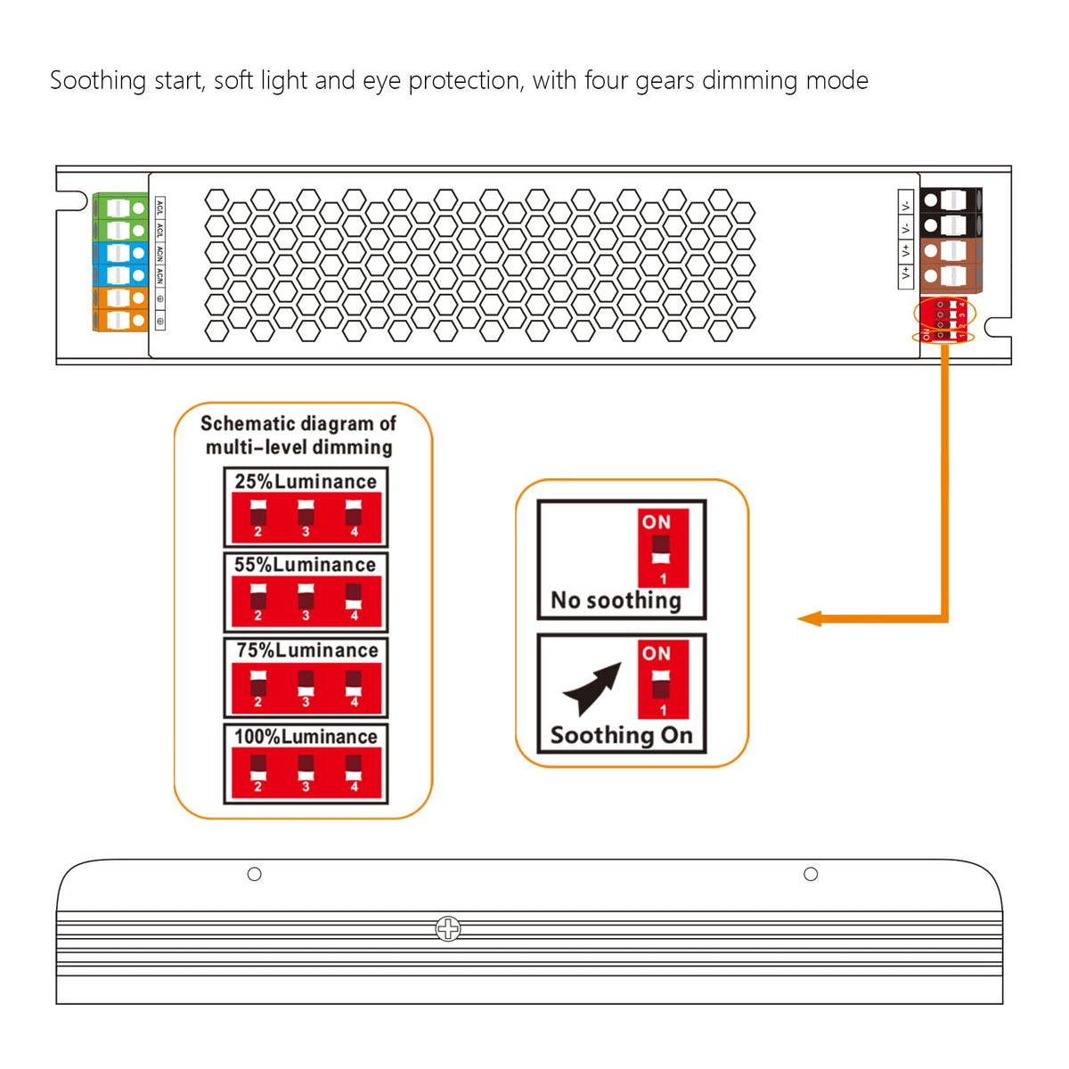 24V 200W LED Driver Switching Power Supply D4599
