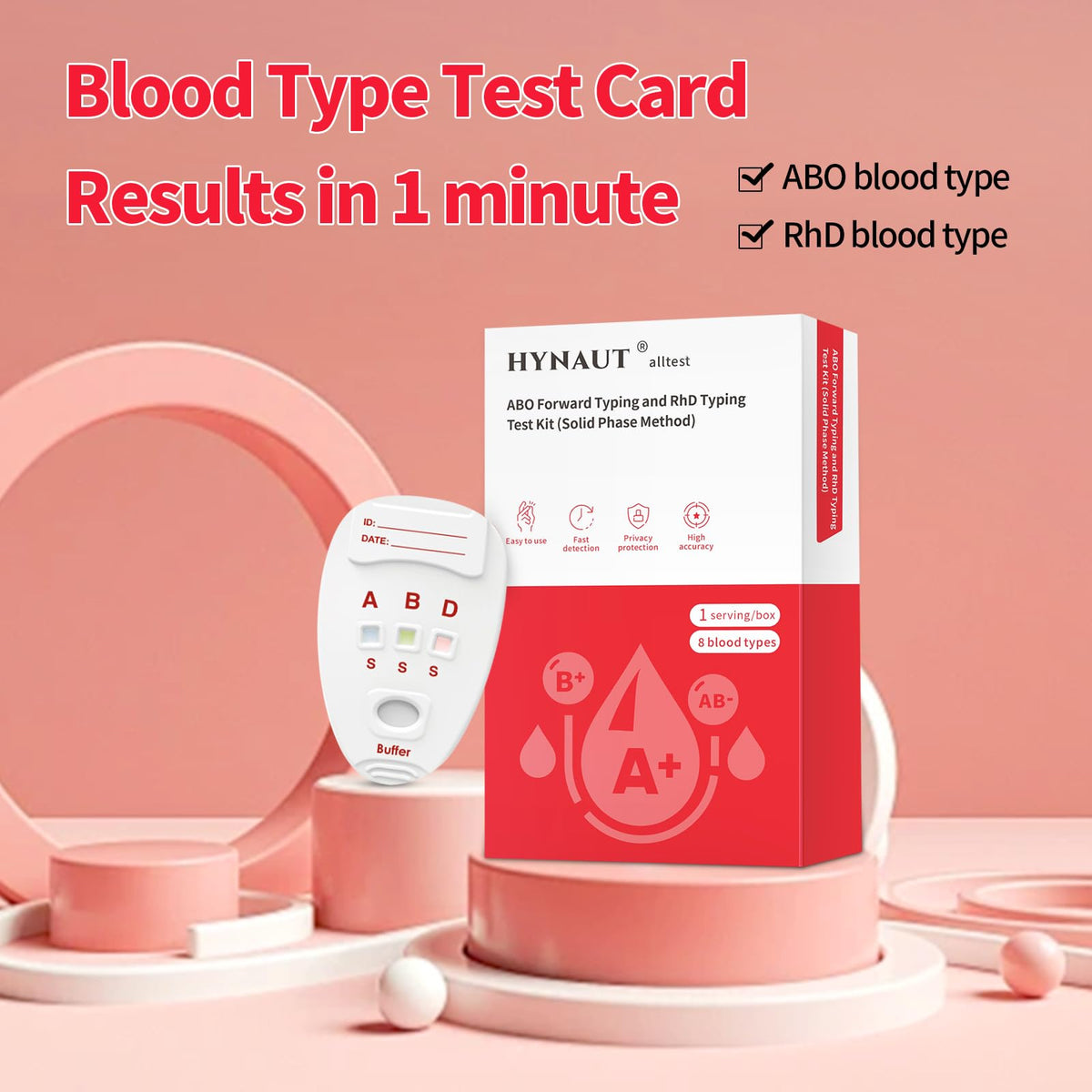 Blood Group Testing Kit 3 Test Kit Q667